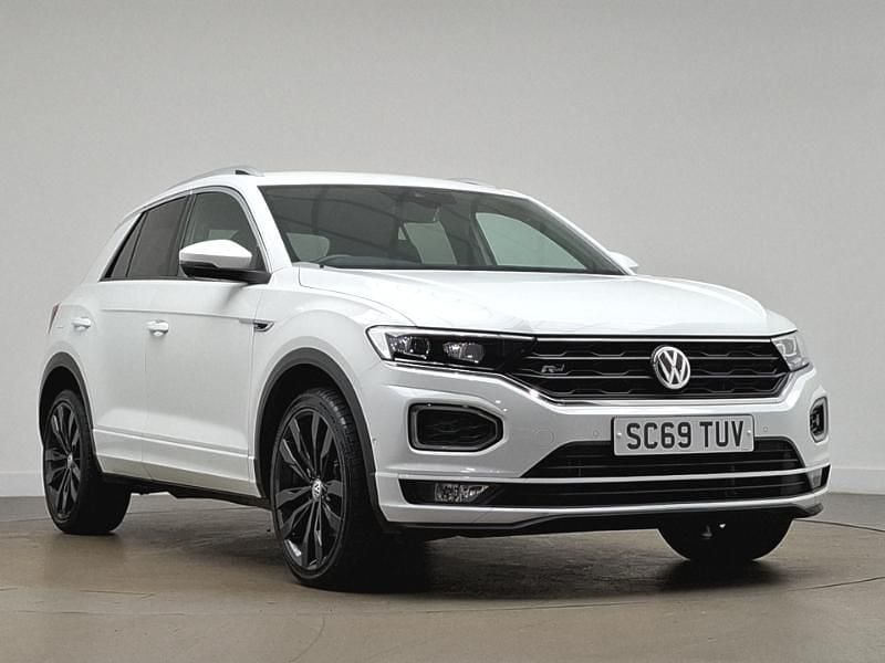 White Used 2019 VW T-Roc R-line SUV | £18,698 (Good price) - Image 1/4