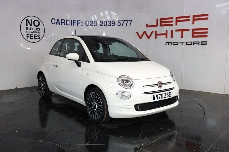 White Used 2020 Fiat 500 Launch Edition Hatchback | £9,988 (Fair price) - Image 1/4