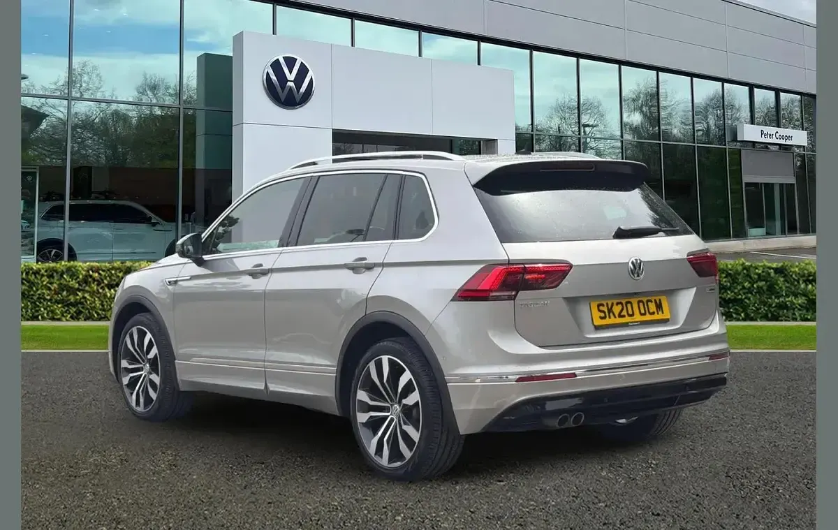 Used VW Tiguan R-line 150 HP (110 kW) 2020 Silver SUV