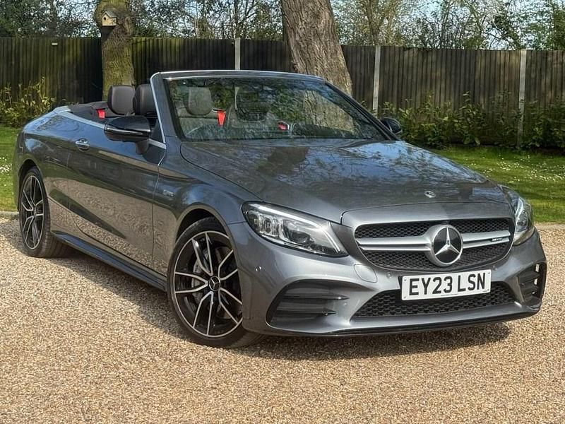 Grey Used 2023 Mercedes C43 AMG Premium Plus Cabriolet | £43,995 (Expensive) - Image 1/4