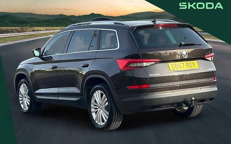 Used Skoda Kodiaq SE L 150 HP (110 kW) 2017 Brown SUV