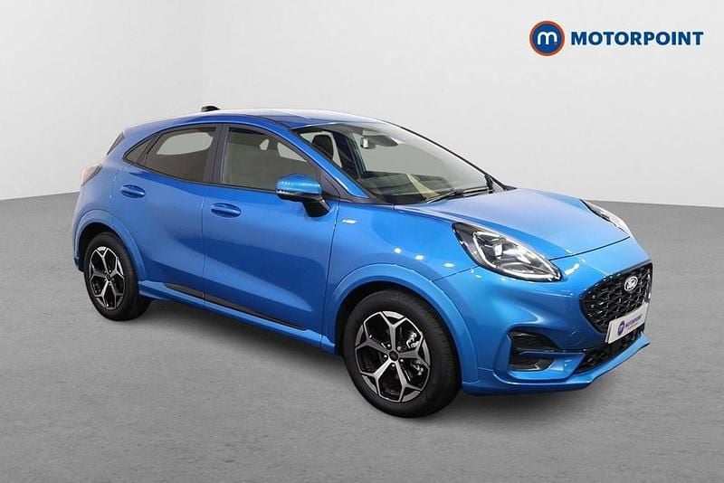 Blue Used 2025 Ford Puma Gen-E ST-Line SUV | £20,849 (Fair price) - Image 1/4