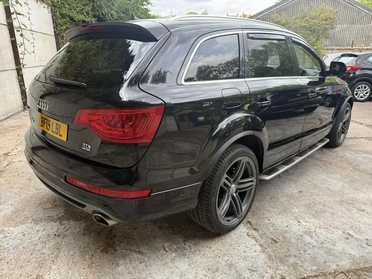 Used Audi Q7 S-line plus 204 HP (150 kW) 2015 Black SUV