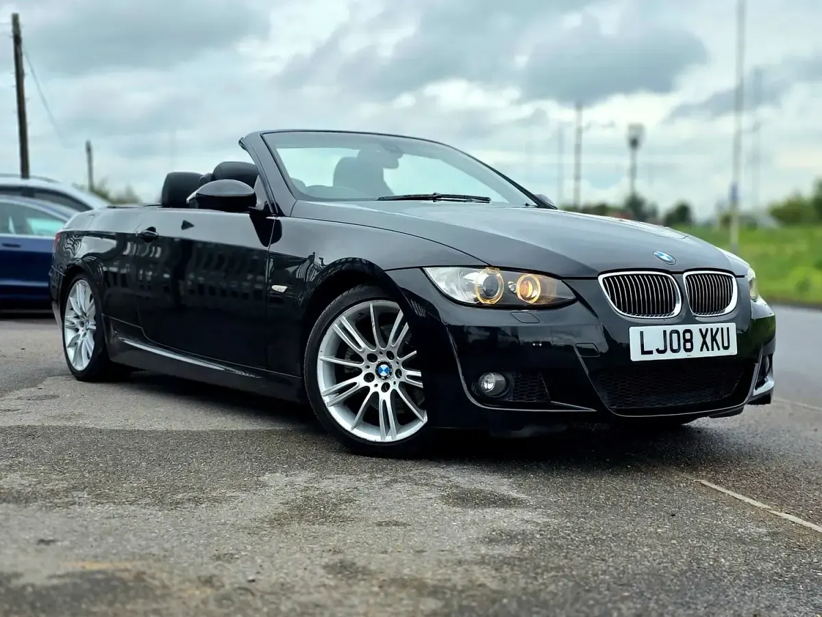 Used BMW 325 Cabriolet M Sport 2008 Black Cabriolet
