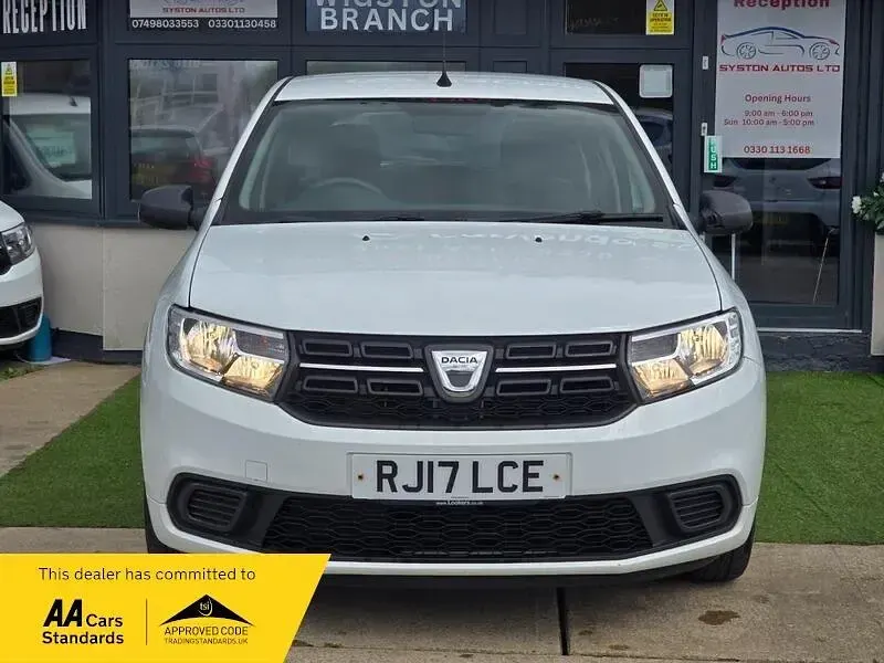 Used Dacia Sandero Ambiance 2017 White Hatchback