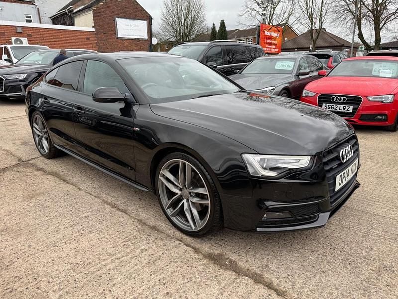 Used Audi A5 Sportback Advanced 225 HP (165 kW) 2014 Black Hatchback