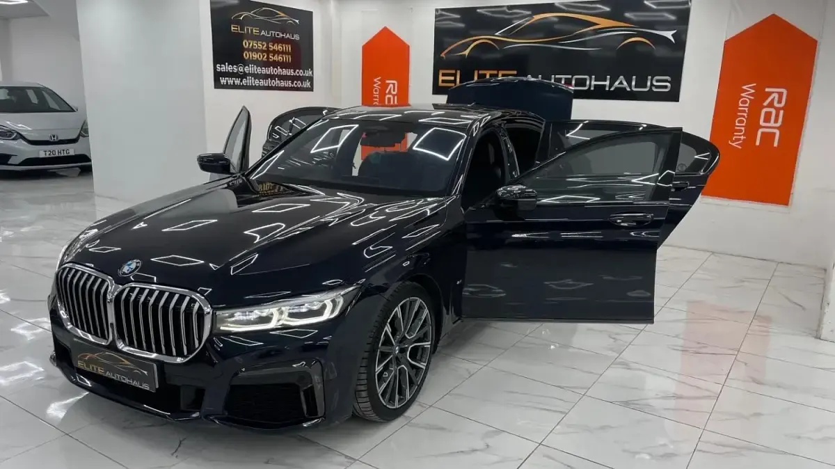 Used BMW 730L M Sport 282 HP (207 kW) 2022 Black Sedan