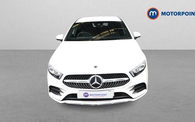 Used Mercedes A200 AMG line 163 HP (119 kW) 2019 White Hatchback