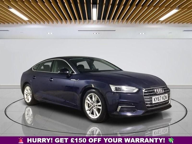 Blue Used 2017 Audi A5 Sportback Sport Hatchback | £14,149 (Good price) - Image 1/3