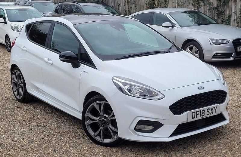 Used Ford Fiesta ST-Line 2018 White Hatchback