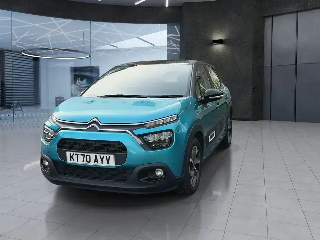 Used Citroën C3 PureTech 83 HP (61 kW) 2021 Blue Hatchback