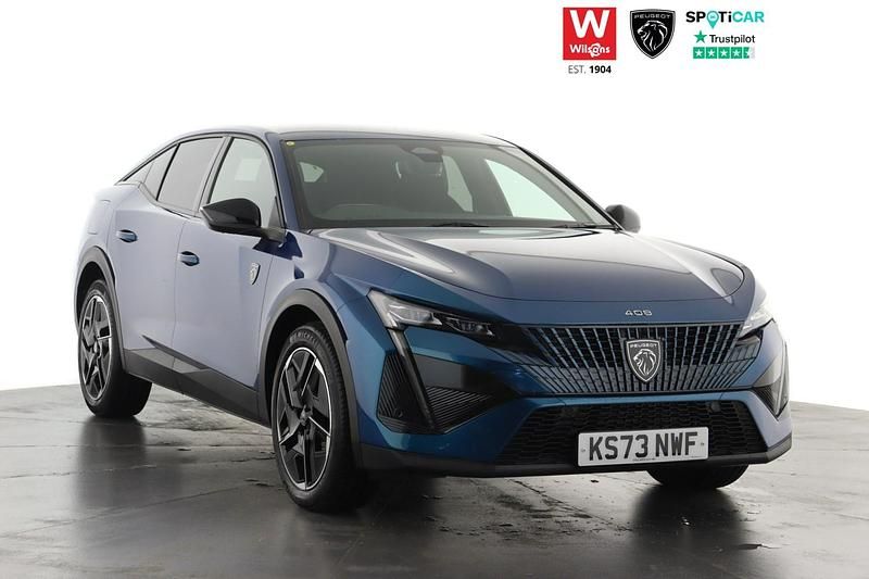 Blue Used 2023 Peugeot 408 GT Sedan | £23,499 (Fair price) - Image 1/3