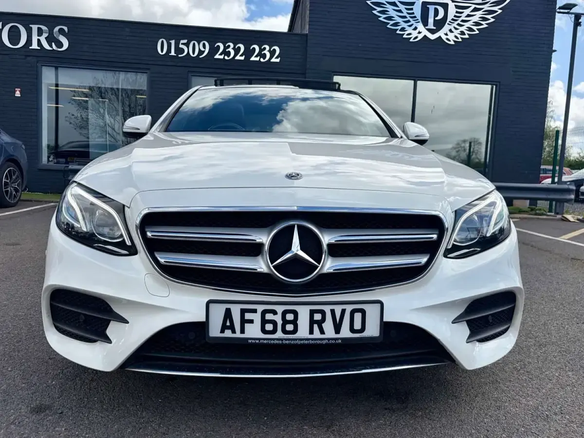 Begagnad Mercedes E350 AMG line 258 HK (189 kW) 2018 Vit Sedan