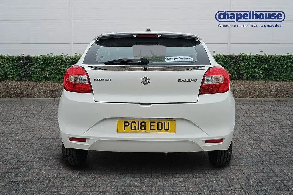 Used Suzuki Baleno SZ3 90 HP (66 kW) 2018 White Hatchback