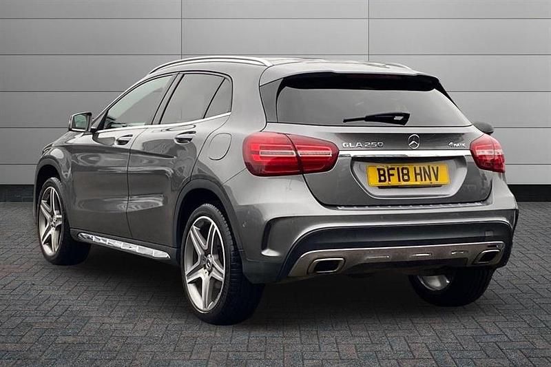Used Mercedes GLA250 AMG Line Premium Plus 211 HP (155 kW) 2018 Mountain grey SUV