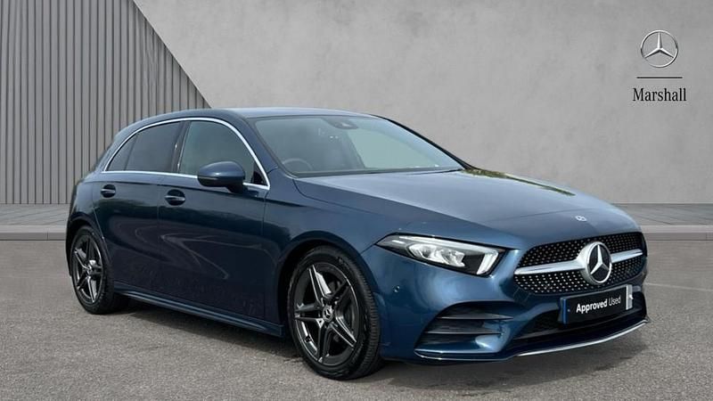 Used Mercedes A180 Executive 116 HP (85 kW) 2019 Denim blue metallic