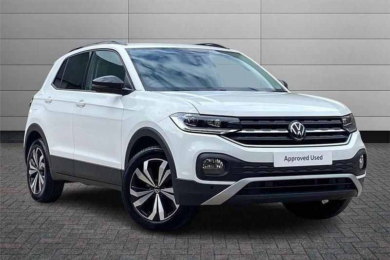 White Used 2023 VW T-Cross Black Edition SUV | £19,150 (Fair price) - Image 1/4