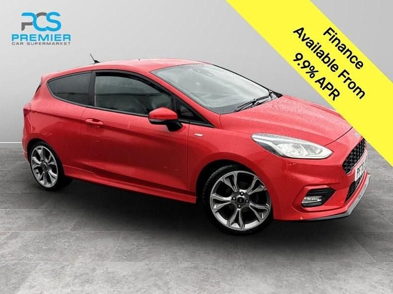 Red Used 2020 Ford Fiesta ST-Line X Hatchback | £10,695 (Fair price) - Image 1/3
