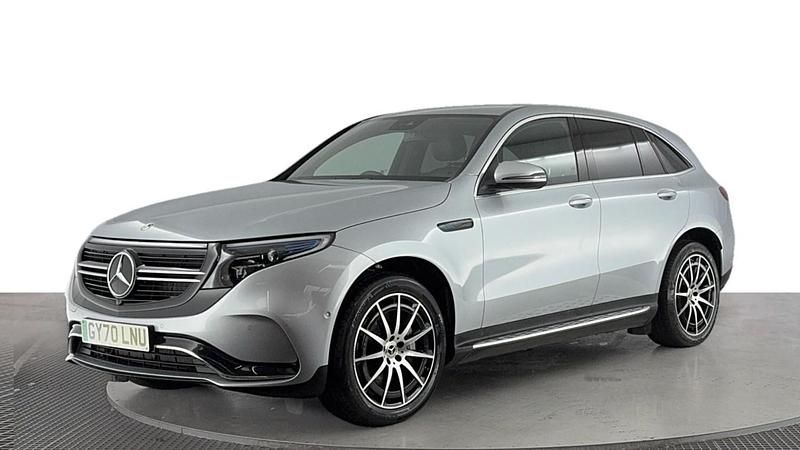 Silver Used 2020 Mercedes EQC400 AMG line SUV | £19,920 (Fair price) - Image 1/4