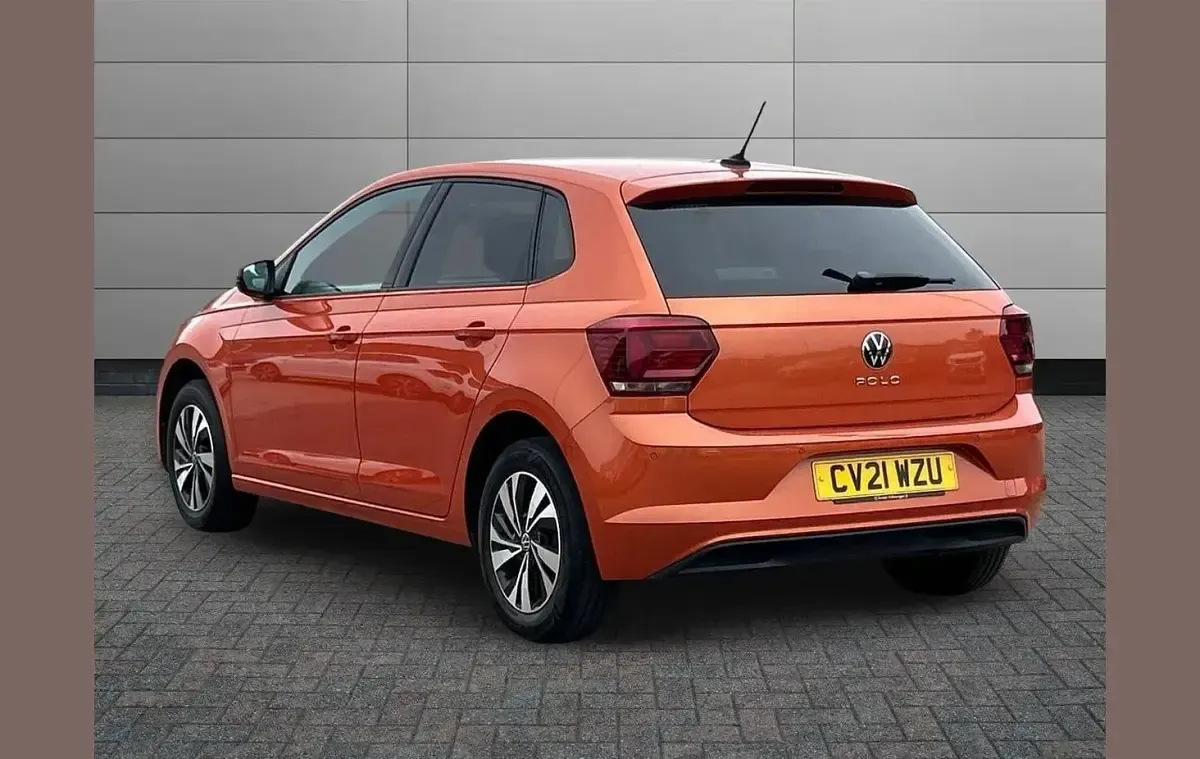Used VW Polo Match 95 HP (69 kW) 2021 Orange Hatchback