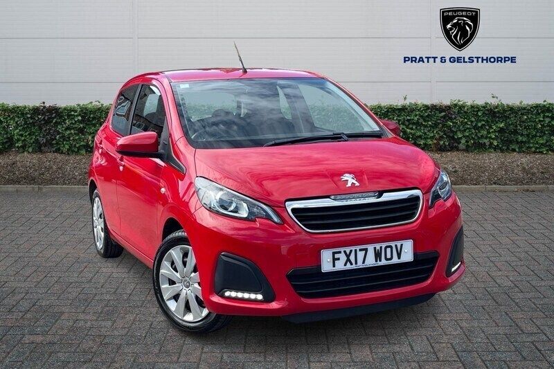 Red Used 2017 Peugeot 108 Active Hatchback | £6,795 (Fair price) - Image 1/2
