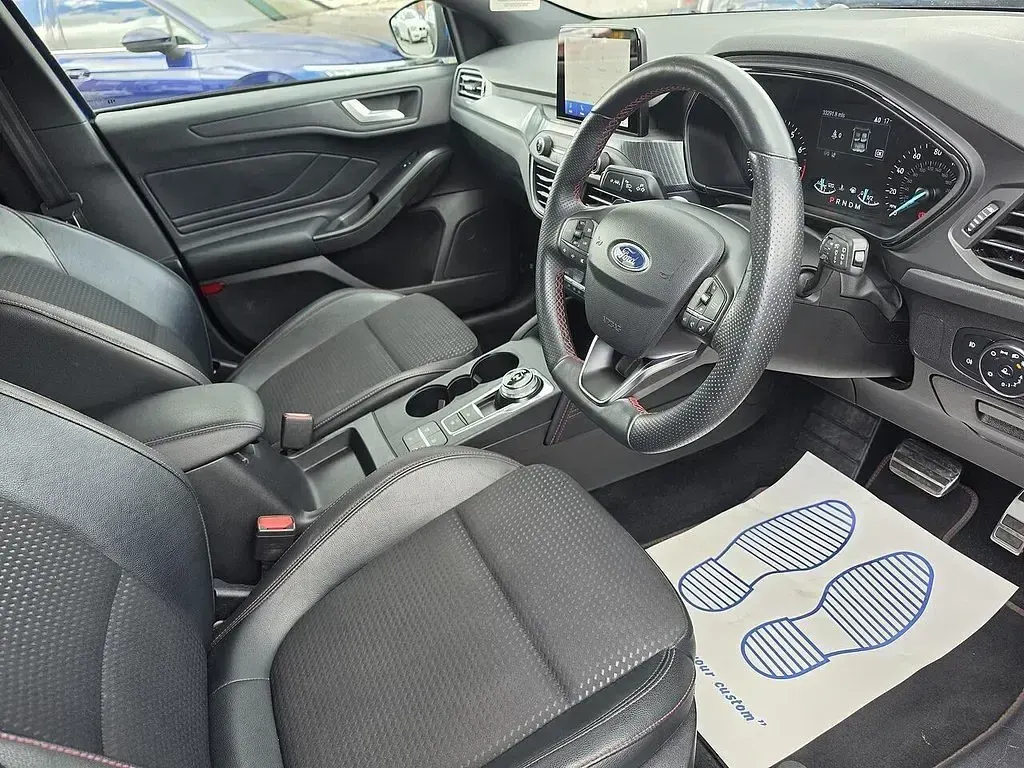 Used Ford Focus ST-Line X 125 HP (91 kW) 2019 Blue Hatchback