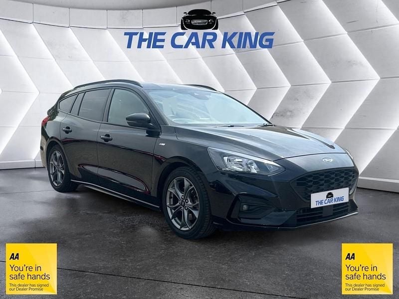 Black Used 2020 Ford Focus ST-Line Estate | £9,280 (Fair price) - Image 1/4