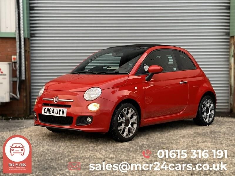 Used Fiat 500C S 69 HP (50 kW) 2014 Red Cabriolet