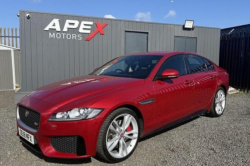Used Jaguar XF S 300 HP (220 kW) 2018 Red Sedan