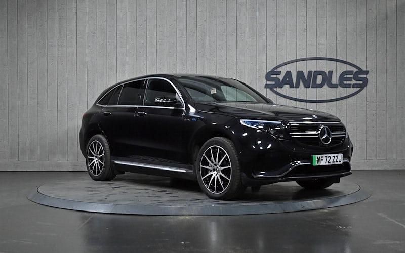 Used Mercedes EQC400 AMG line 300 kW (408 HP) 2022 Black SUV