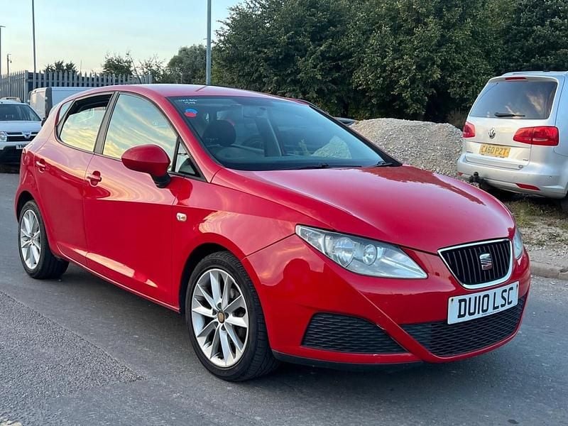 Red Used 2010 Seat Ibiza Ecomotive Hatchback | £1,295 (Good price) - Image 1/4