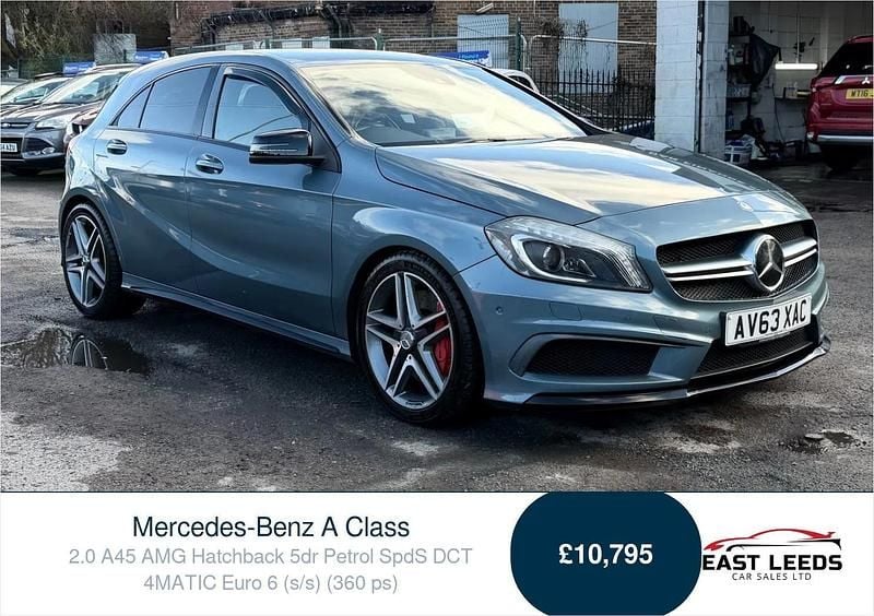 Used Mercedes A45 AMG AMG 360 HP (264 kW) 2013 Blue Hatchback