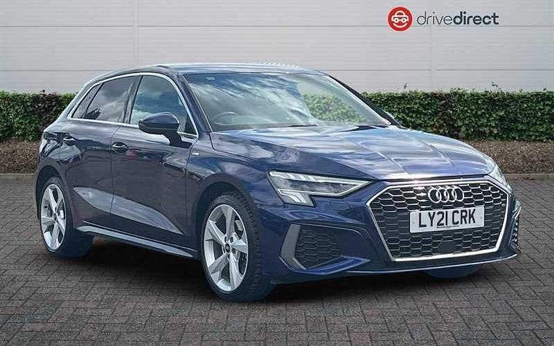 Used 2024 Audi A3 Sportback e-tron S-Line Sedan | £21,248 (Good price) - Image 1/4