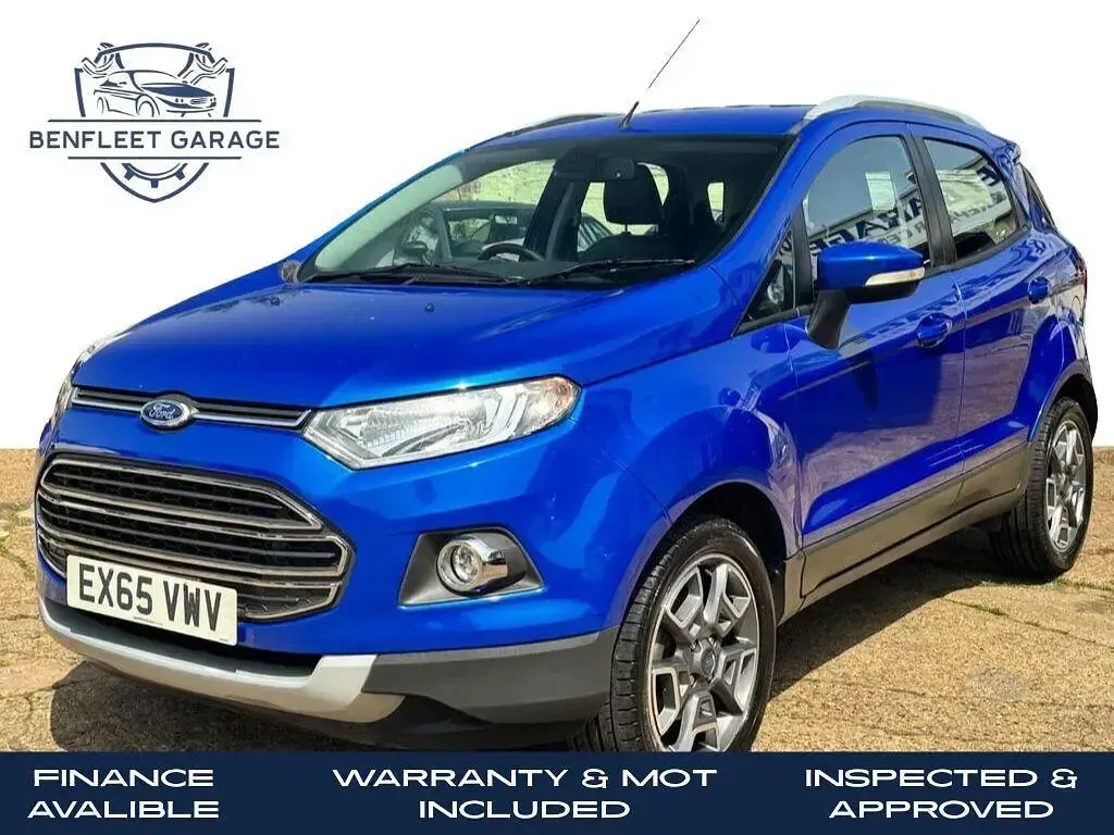 Used Ford Ecosport Titanium 2015 Blue SUV