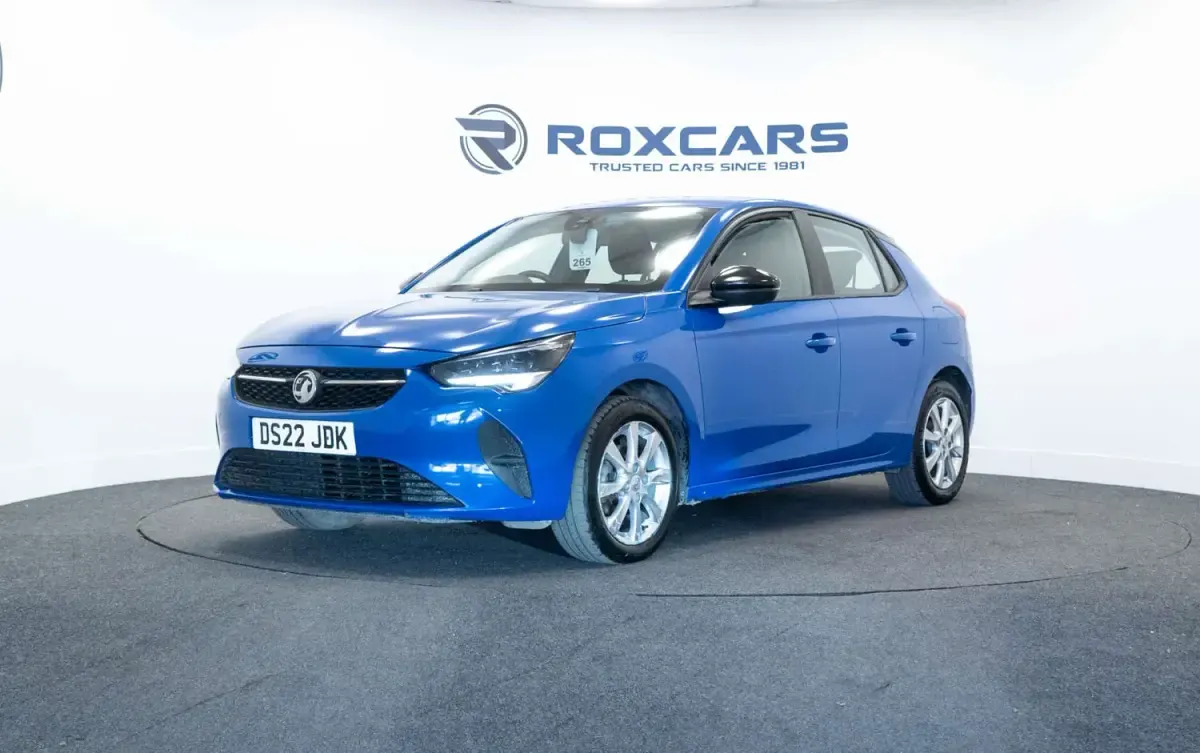 Second-hand Vauxhall Corsa Edition 75 CP (55 kW) 2022 Albastru Hatchback
