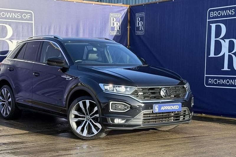 Used VW T-Roc R-line 150 HP (110 kW) 2020 Black SUV