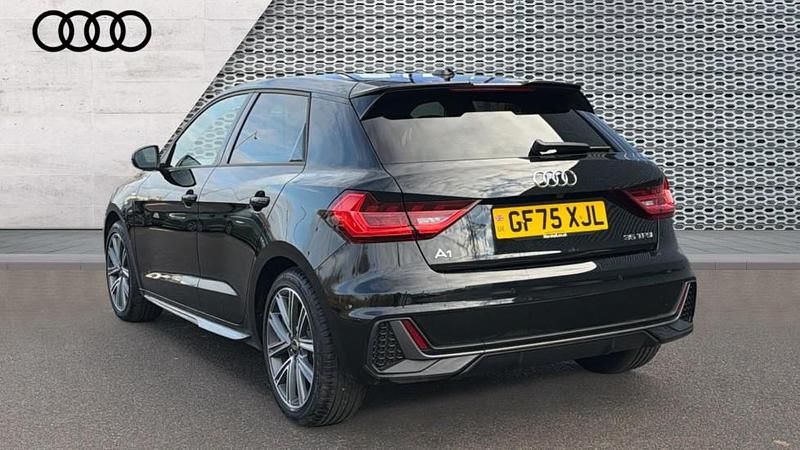 New Audi A1 Sportback S-Line 150 HP (110 kW) 2025 Black Hatchback