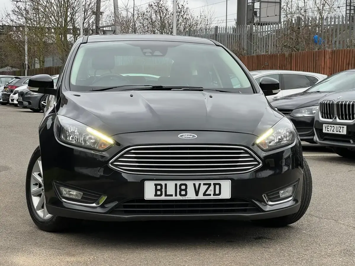 Used Ford Focus Titanium 125 HP (91 kW) 2018 Black Hatchback