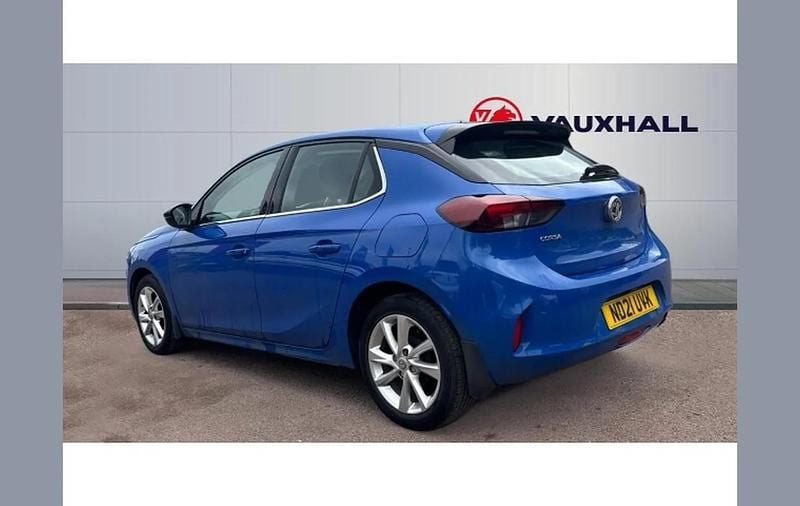 Used Vauxhall Corsa Elite 75 HP (55 kW) 2021 Blue Hatchback