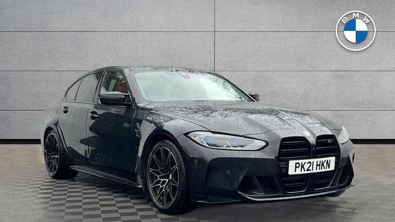 Black Used 2021 BMW M3 Competition Edition | £52,691 (Good price) - Image 1/4