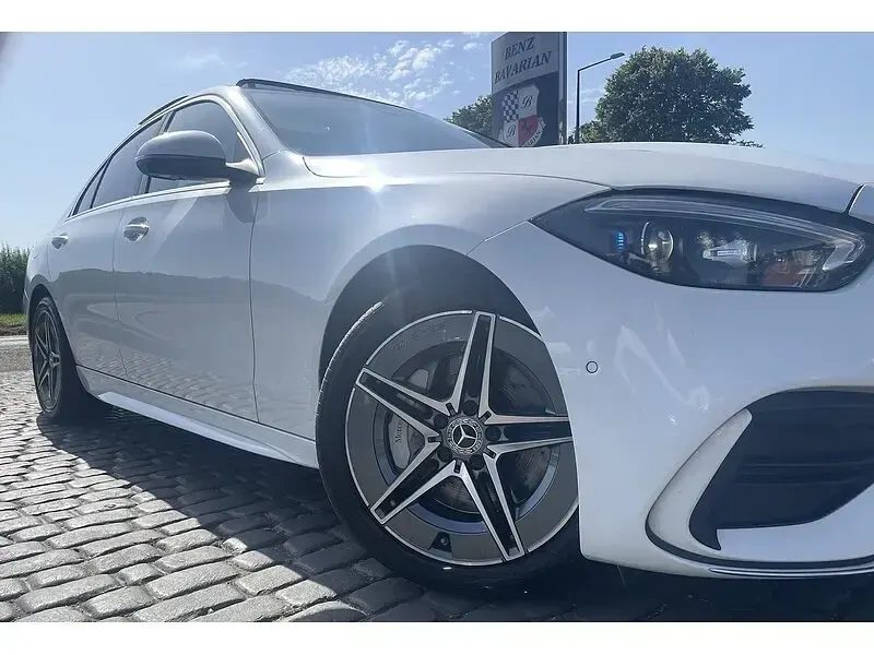 Used Mercedes C300e AMG Line Premium Plus 313 HP (230 kW) 2023 White Sedan