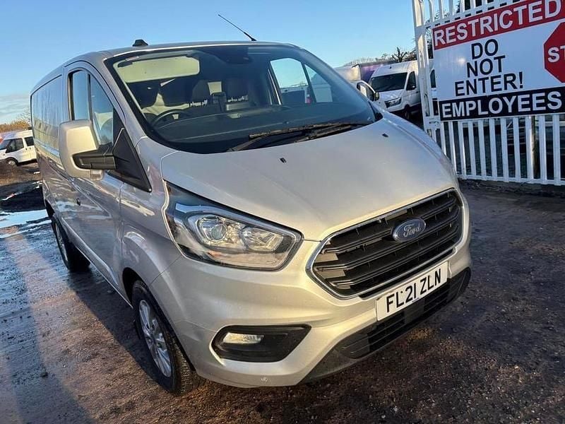 Silver Used 2021 Ford Transit Custom Limited Van | £9,535 (Good price) - Image 1/4