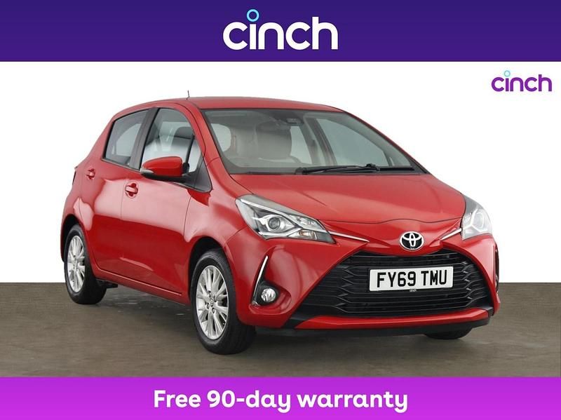 Red Used 2019 Toyota Yaris Hatchback | £10,849 (Fair price) - Image 1/3