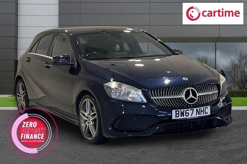 Blue Used 2018 Mercedes A180 AMG line Hatchback | £11,990 (Fair price) - Image 1/4