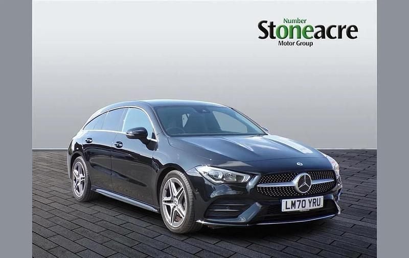 Black Used 2020 Mercedes CLA180 AMG line Sedan | £18,999 (Super price) - Image 1/4