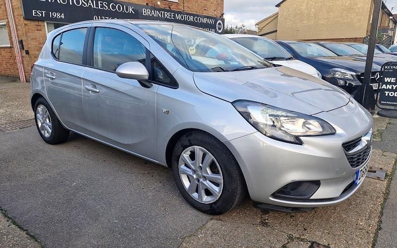 Used Vauxhall Corsa Design Edition 90 HP (66 kW) 2017 Silver Hatchback
