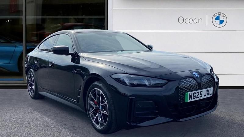 Black Used 2025 BMW i4 M Sport Sedan | £41,900 (Good price) - Image 1/4