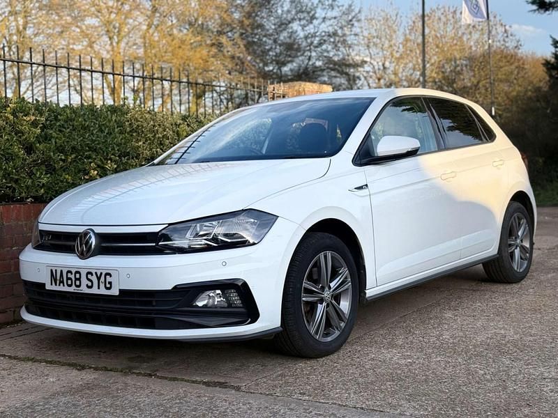 Used VW Polo R-line 115 HP (84 kW) 2018 White Hatchback