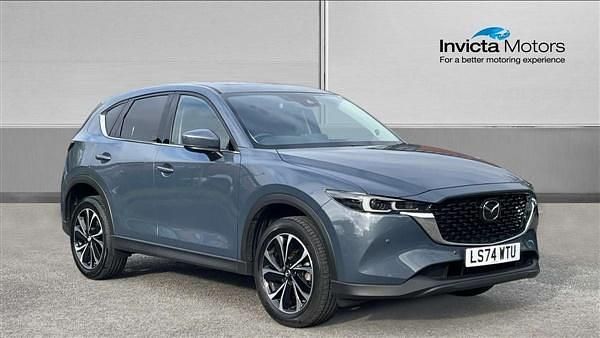 Grey Used 2024 Mazda CX-5 Exclusive-Line SUV | £25,548 (Fair price) - Image 1/4