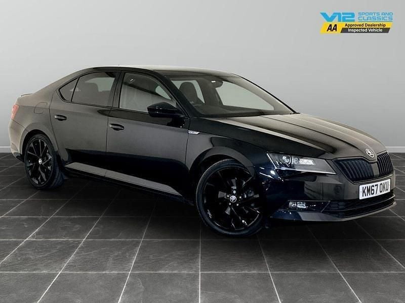 Black Used 2017 Skoda Superb SportLine Hatchback | £12,395 (Good price) - Image 1/2
